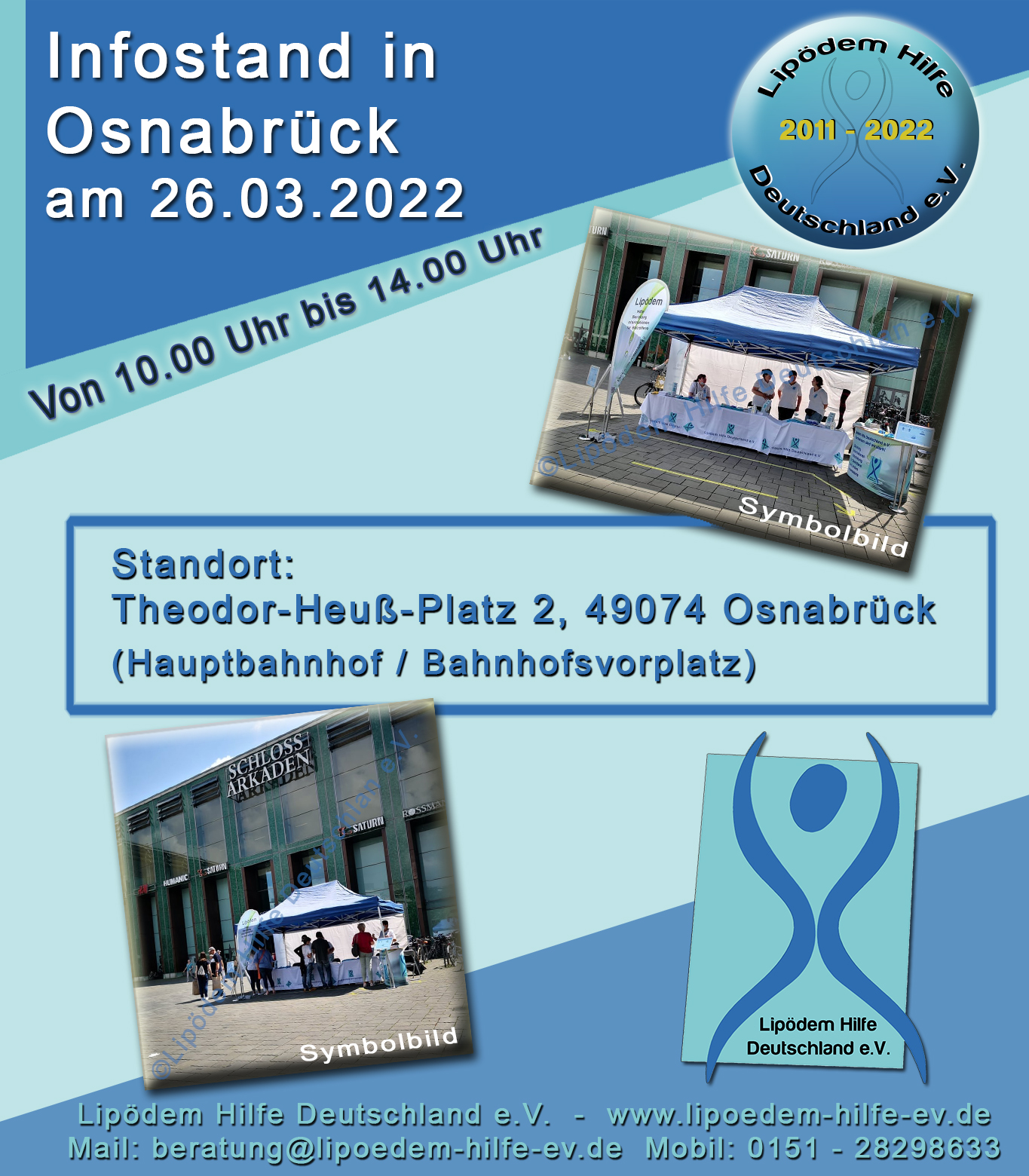 Nächster Infostand am 26.03.2022 in Osnabrück.