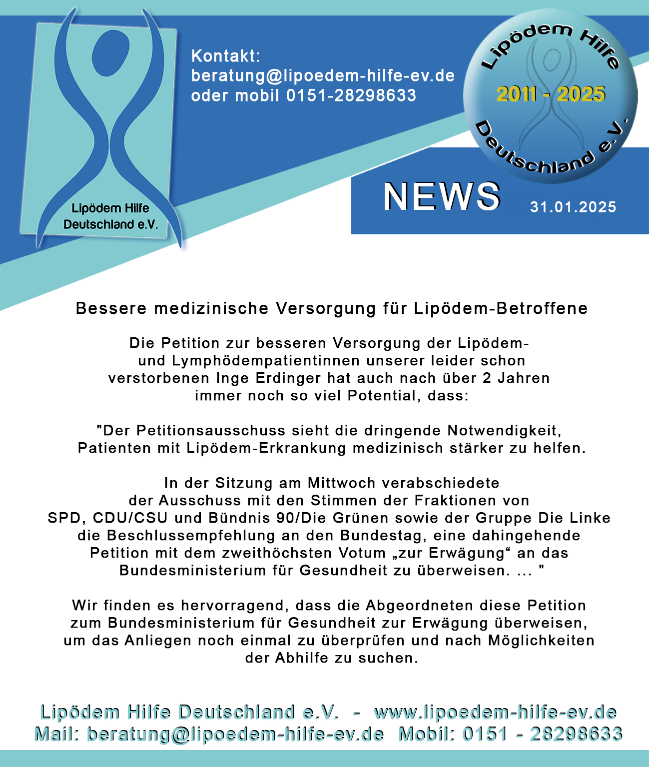 Aktuelle News vom 31.01.2025